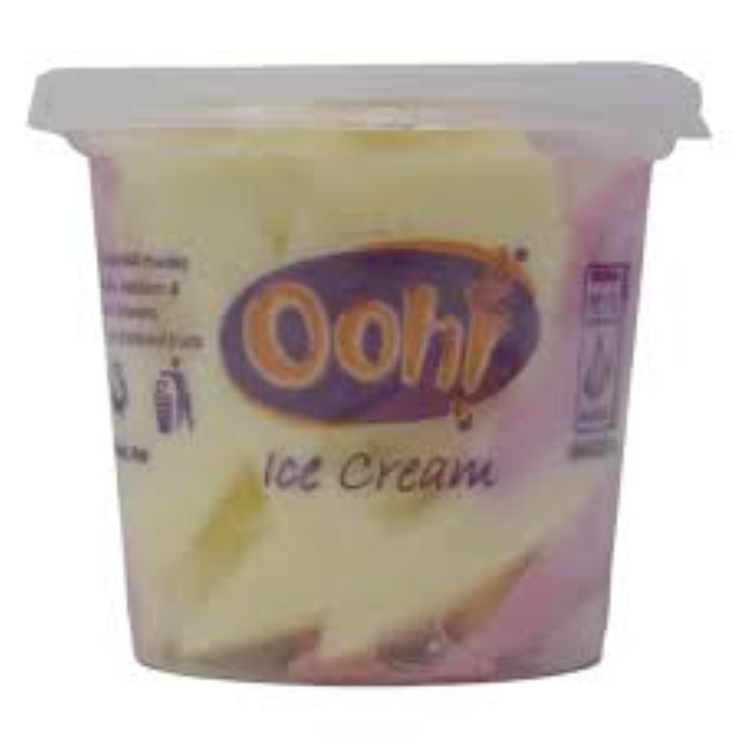 OOH!ICE CREAM STRAWBERRY BANANA 500ML